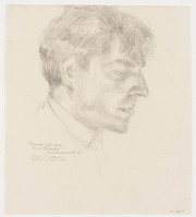 KT 1995 014
<br/>
Portret van de cellist Paul Tortelier, 1953
<br/>
<em>Wesseling, Riek (1914-1995)</em>